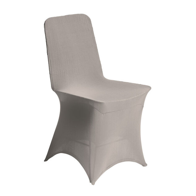 Housse de chaise extensible beige L44xP39XH91cm