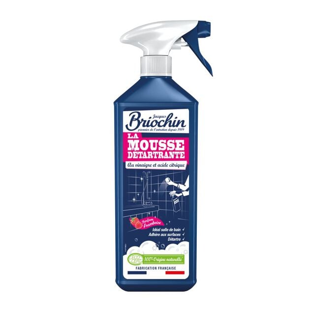 Mousse d&eacute;tartrante Briochin vinaigre et acide citrique senteur framboise 750ml