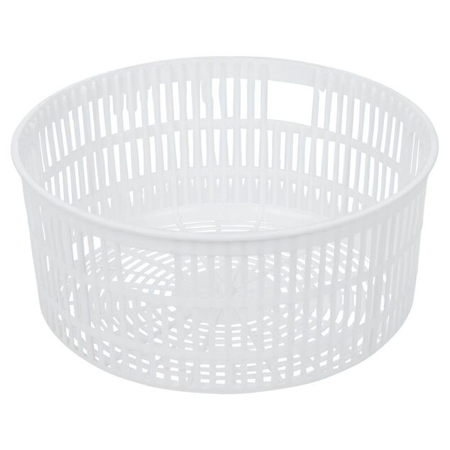 Essoreuse &agrave; salade plastique blanc 4,5l