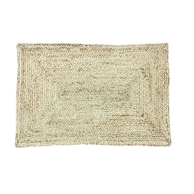 Tapis rectangulaire jute naturel 60x90 cm
