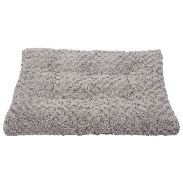 Couchage chien m&eacute;moire de forme gris 55x75cm Taille M