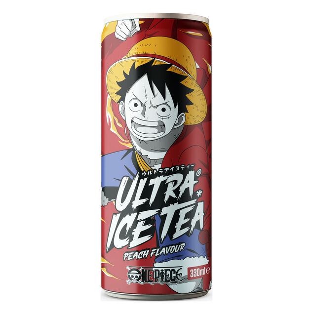 Th&eacute; glac&eacute; Ultra Ice Tea go&ucirc;t p&ecirc;che Luffy 330ml