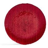 Assiette &agrave; dessert ronde rouge &Oslash;21cm verre