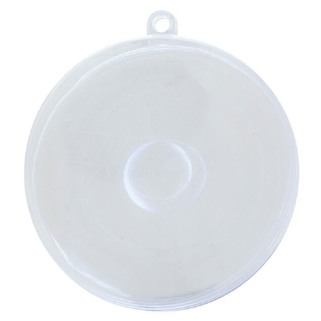 Boule de Noël à garnir transparente fermée