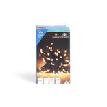 Guirlande lumineuse extérieur 200LED cluster blanc chaud 4m