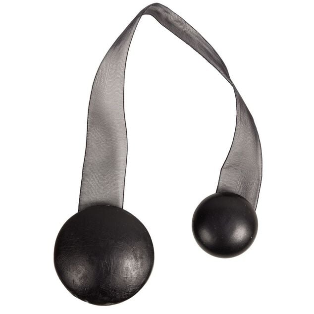 Embrasse aimantée ronde résine noir