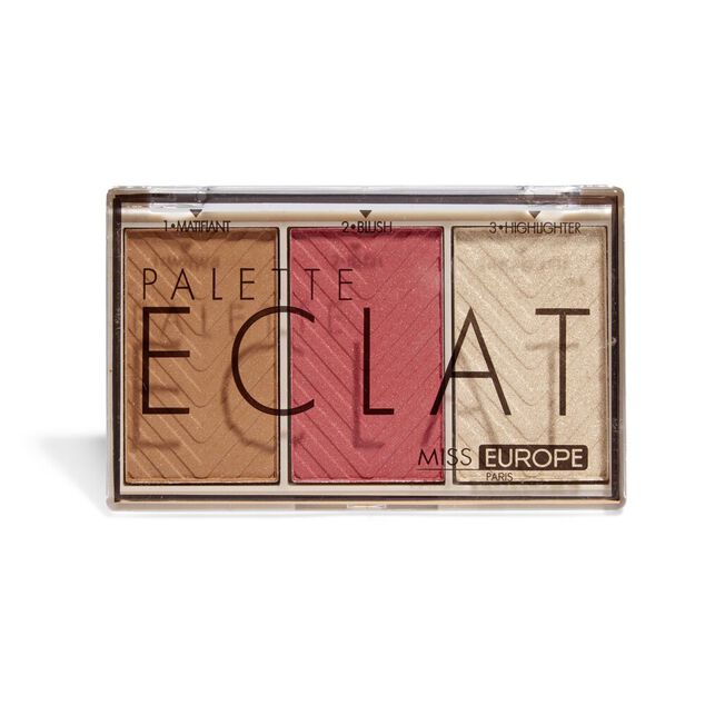 Palette éclat en 3 temps Miss Europe N°2