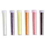 Tube de paillettes multicolores 5g x6