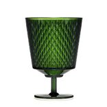 Verre à vin en plastique x2 couleur unie 220ml