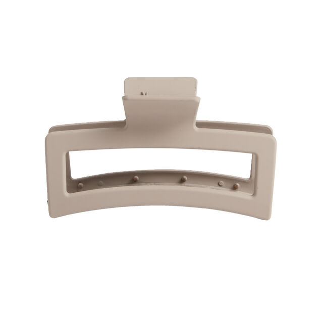Pince &agrave; cheveux L13cm plastique beige