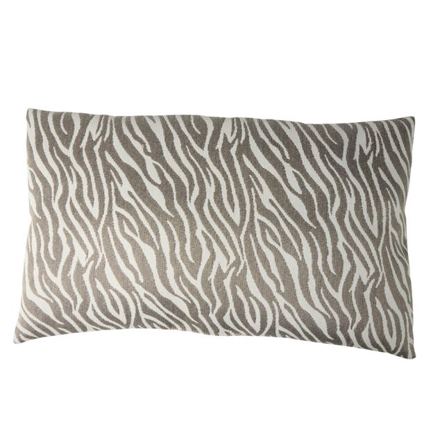 Coussin jacquard z&egrave;bre 30x50cm (2 mod&egrave;les)