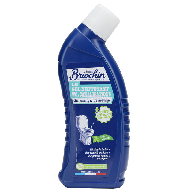 Gel nettoyant WC canalisation Briochin au vinaigre parfum menthe 750ml