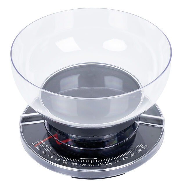 Balance de cuisine manuelle avec bol amovible