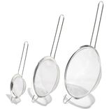 Lot de 3 tamis en inox &Oslash;8/14/19cm