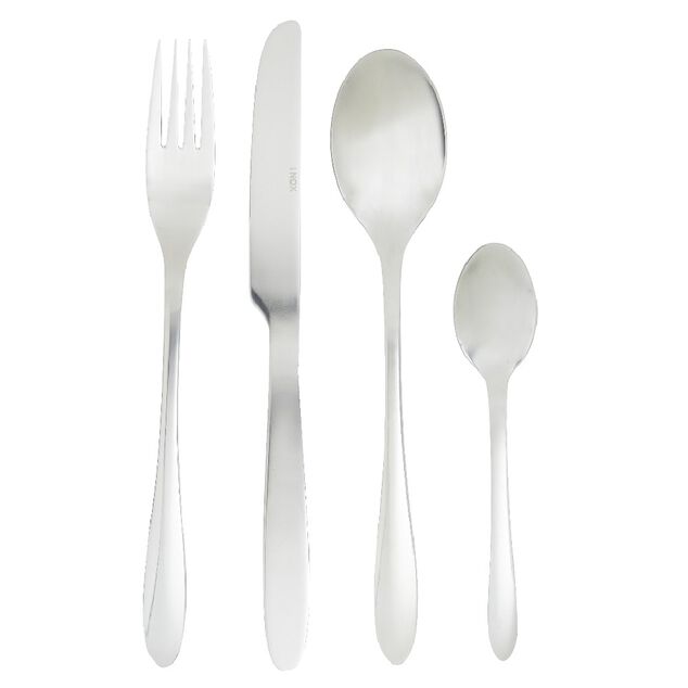 M&eacute;nag&egrave;re inox basique 24 pi&egrave;ces