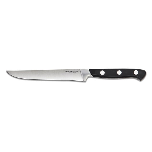 Couteau &agrave; steak forg&eacute; acier carbone lame 12 cm