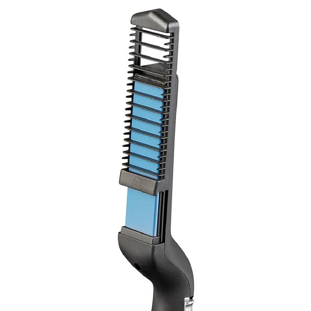 Mini lisseur 2en1 Homday barbe et cheveux avec peigne int&eacute;gr&eacute;