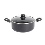 Faitout tous feux sauf induction aluminium noir Ø24cm