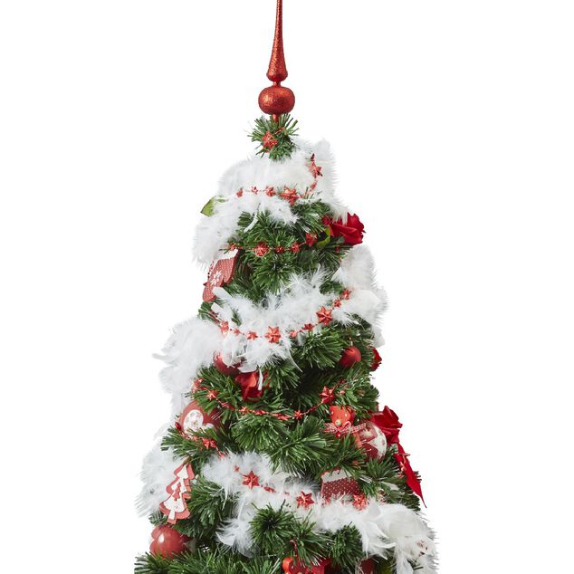 Guirlande boa plume boa blanc