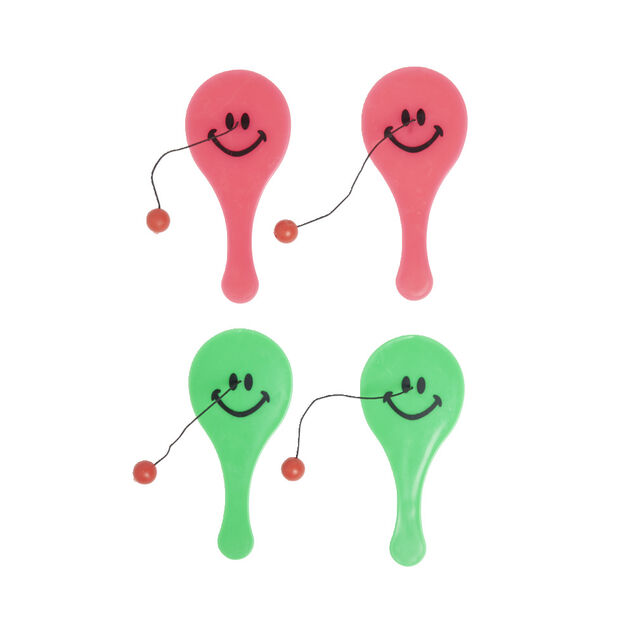 Jeu de mini raquette 12x5,5cm (lot de 4)