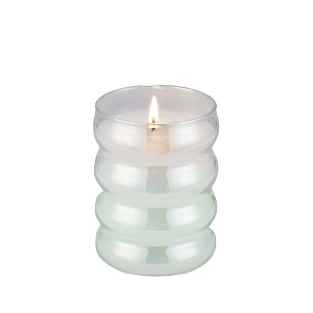 Bougie cire et LED couleurs changeantes 30H