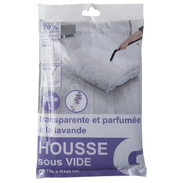 Housse sous vide parfum&eacute;e &agrave; la lavande