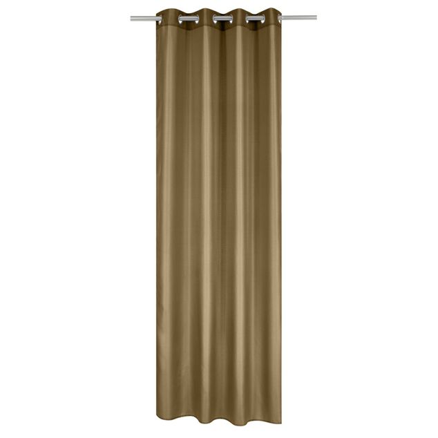 Rideau occultant porte marron 135x240cm