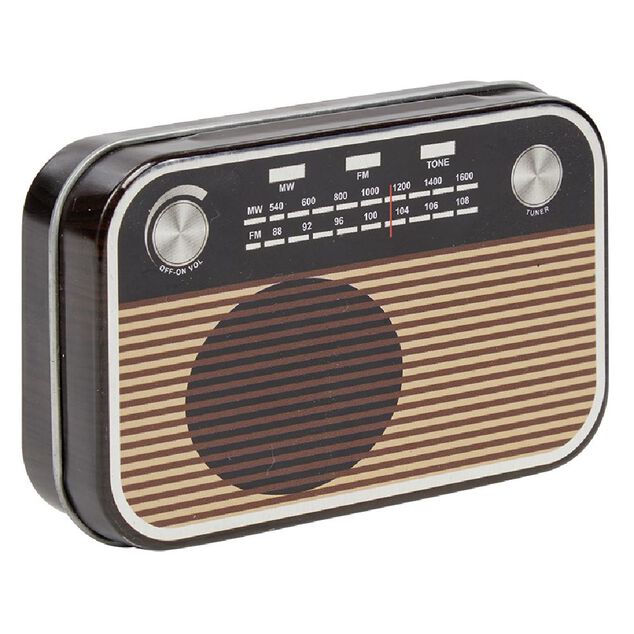 Mini bo&icirc;te m&eacute;tal design r&eacute;tro