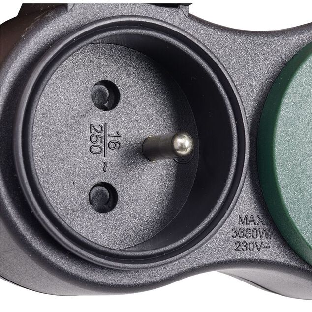 Biplite ext&eacute;rieure 16A noir