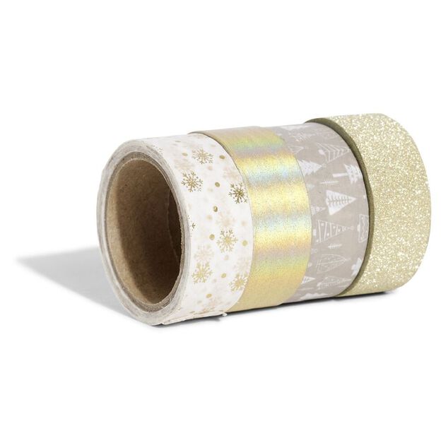 Ruban washi tape motif for&ecirc;t 4m x4