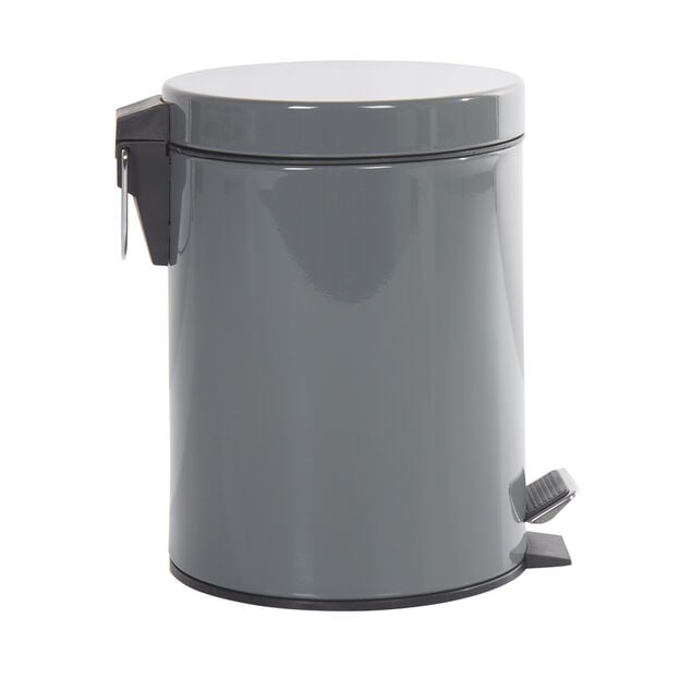 Poubelle ronde gris 5 L