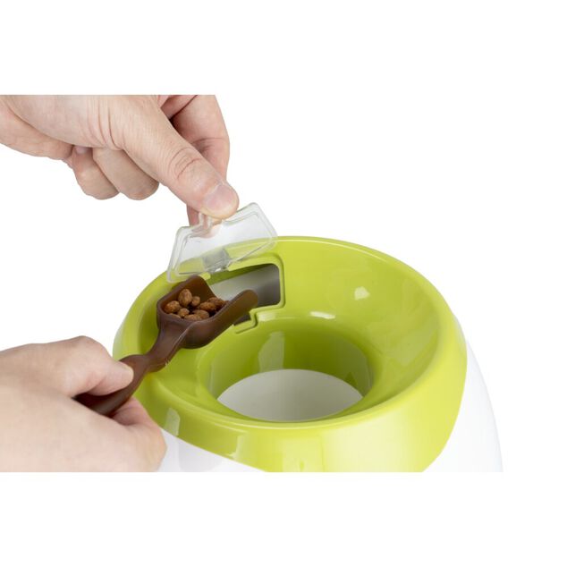 Distributeur de friandises interactif pour chien avec balle incluse &Oslash;18xH28cm