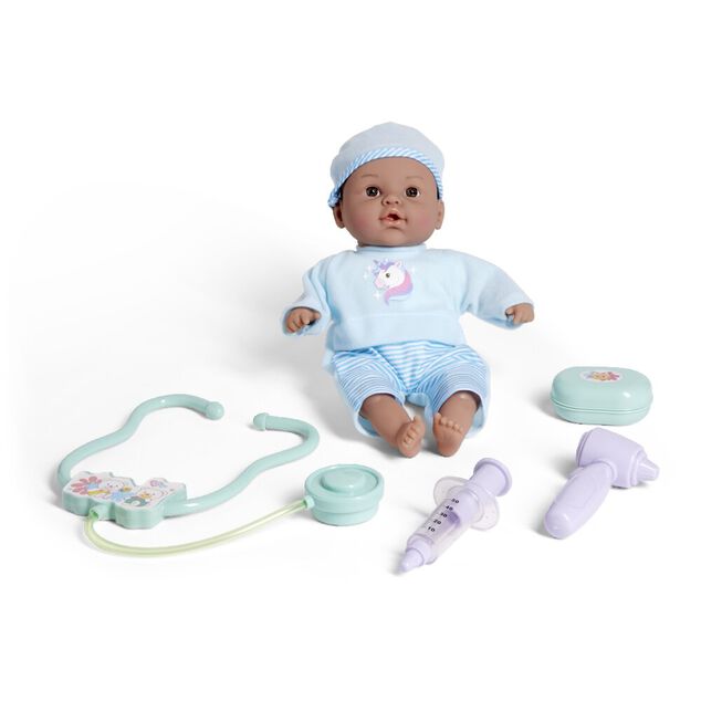 Poupon souple avec accessoires 6 sons