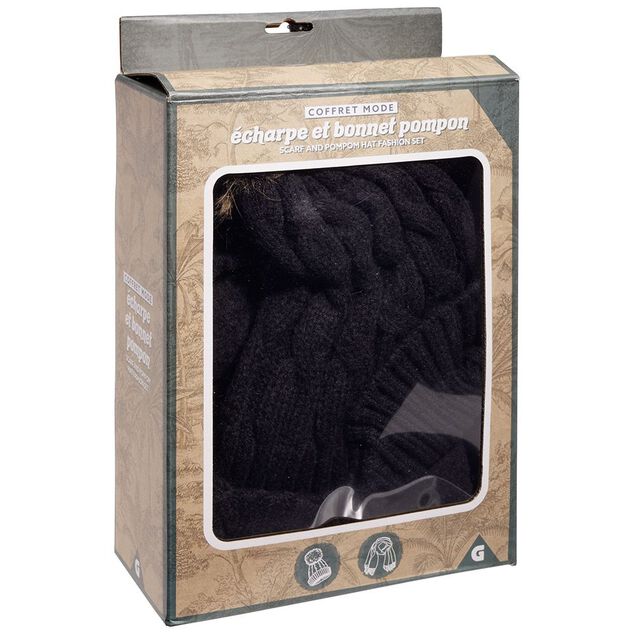 Coffret bonnet &eacute;charpe