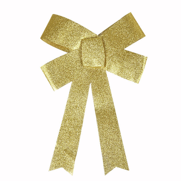 Suspension noeud dor&eacute; paillet&eacute; No&euml;l