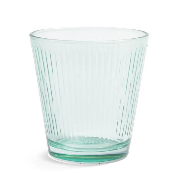 Lot de 4 gobelets en verre Nora color&eacute; transparent 25,5cl