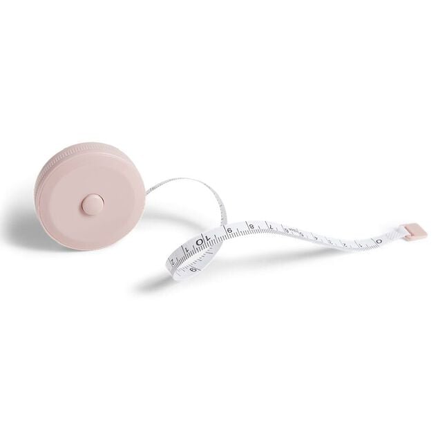 Ruban mesureur souple avec bouton de rétractation 1,5m