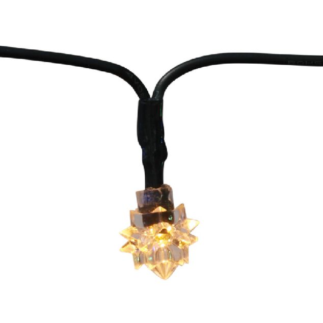 Guirlande électrique 50 Diamants Led Multicolore clignotant 4,9 m