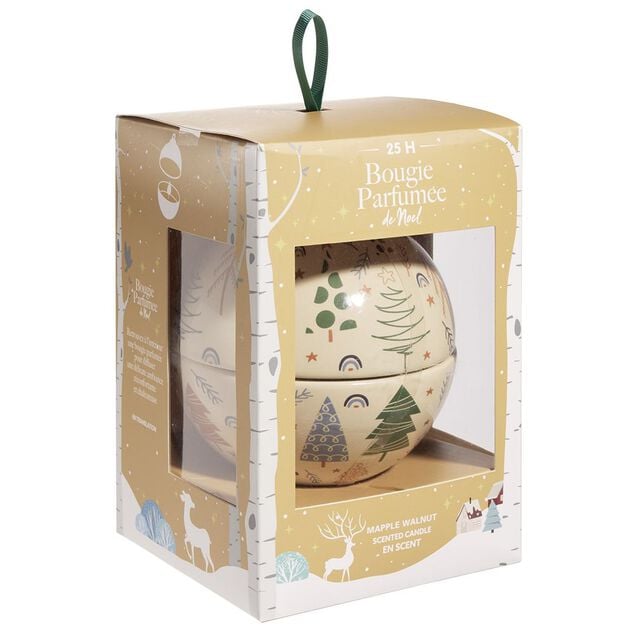 Bougie bonbonni&egrave;re No&euml;l parfum&eacute;e 25h