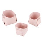 Lot de 3 panières de rangement 8/9/10cm - 3 coloris