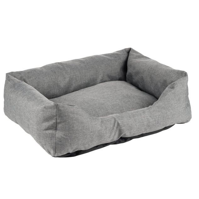 Couchage pour animal taille S L60X45XH18 cm gris