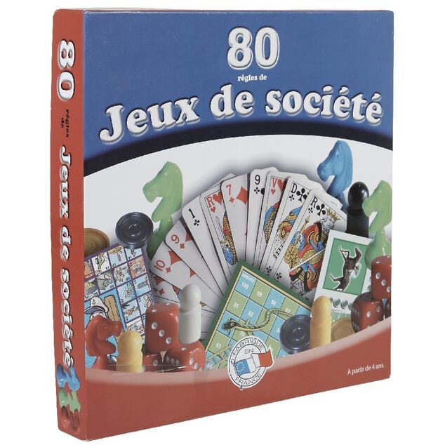 Coffret 80 r&egrave;gles de jeux de soci&eacute;t&eacute;
