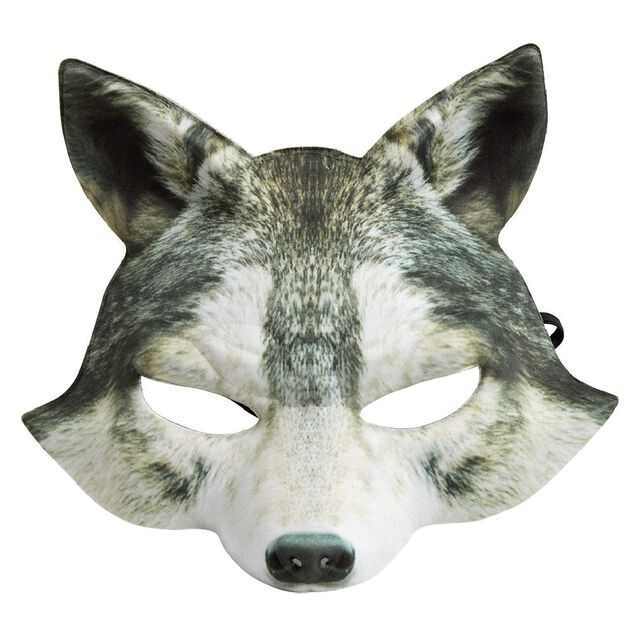 Masque pour adulte imprim&eacute; t&ecirc;te d'animal