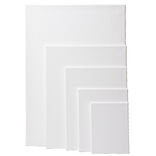 Toile &agrave; peindre blanche ch&acirc;ssis bois x5 (18x24/24x30/30x40/40x50/50x70xcm)