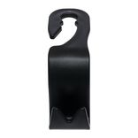 Crochet rangement appuie-t&ecirc;te noir double (2 pi&egrave;ces)