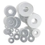 20 rondelles plates larges assorties acier zingu&eacute; - &Oslash;3/4/5/8/10 mm