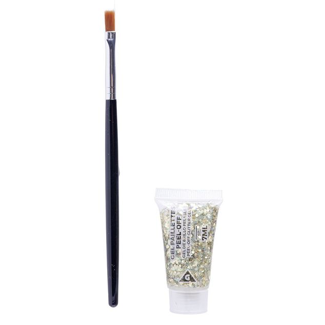 Maquillage paillette peel-off