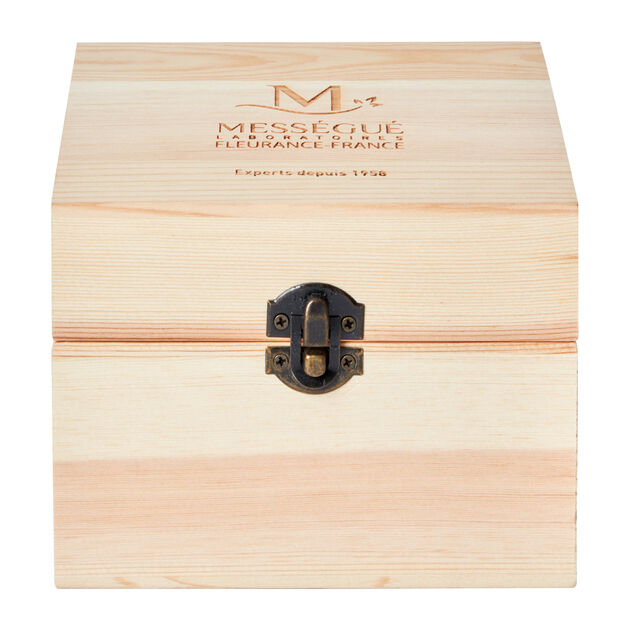 Boîte de rangment pour huiles essentielles bois naturel