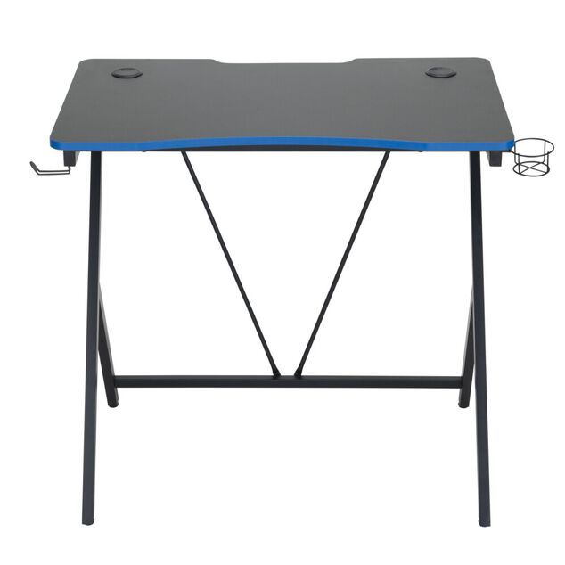 Bureau gaming pro max m&eacute;tal noir 80x50xH75cm