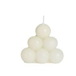 Bougie ronde à bulles Ø7,8xH6,8cm